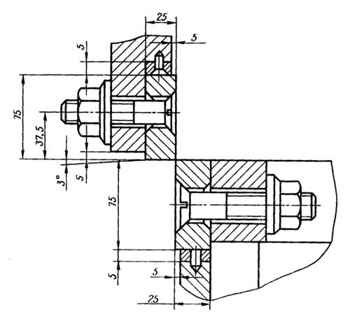 НД-3318г Крепление инструмента гильотинных ножниц НД3318Г